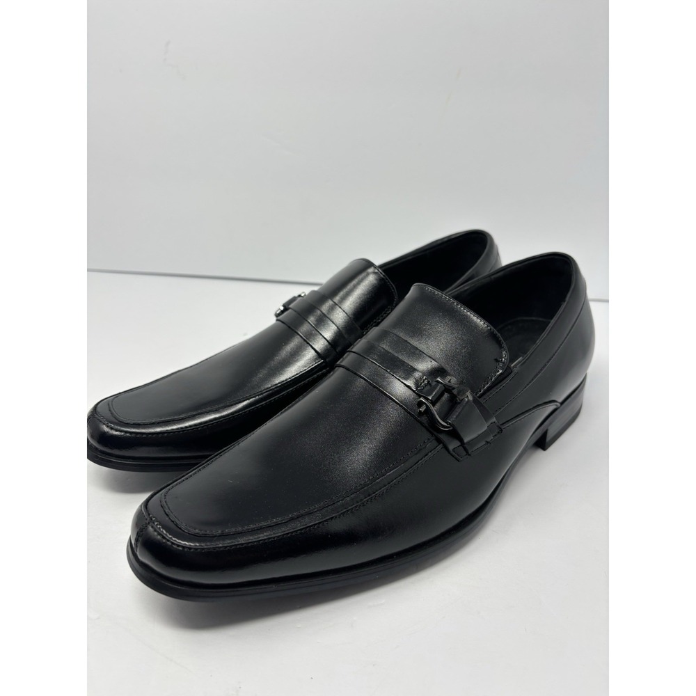 STACY ADAMS 24813-001 (SOMERSET) BLACK LEATHER LOAFERS SIZE 9M